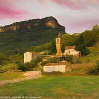 Buy canvas prints of Autumn Refuge in San Ainiol - CR2010-3768-OIL by Jordi Carrio