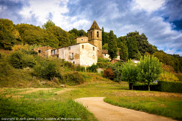 Saint Aniol of Finestres, Garrotxa, Catalonia - Orton glow Editi Picture Board by Jordi Carrio