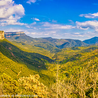 Buy canvas prints of Panoramic of the Guillerias from the Collsacabra by Jordi Carrio