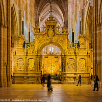 Buy canvas prints of Retrochoir of the cathedral of león by Jordi Carrio