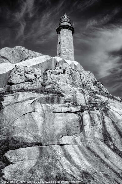 Cape Villan Lighthouse - C1706-0669-BW Picture Board by Jordi Carrio