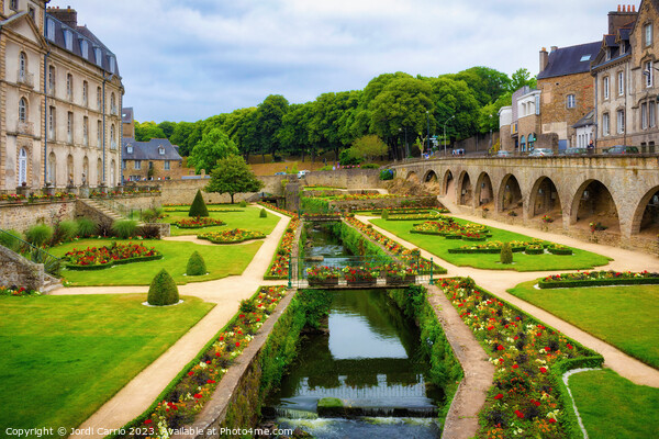 Enchanting Gardens of Les Remparts - C1506-2078-GL Picture Board by Jordi Carrio