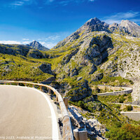 Buy canvas prints of Mountain Pass of Reyes, Majorca - CR2205-7543-ORT by Jordi Carrio