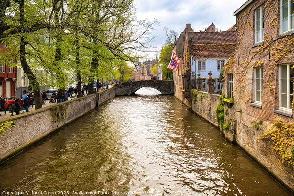 Tranquility in Bruges - CR2304-9006-ORT Picture Board by Jordi Carrio