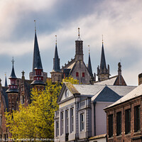 Buy canvas prints of Pointed Towers in Bruges - CR2304-9011-GRACOL by Jordi Carrio