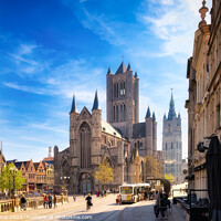 Buy canvas prints of Ghent monuments - CR2304-9037-ORT by Jordi Carrio