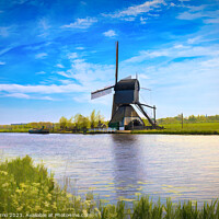 Buy canvas prints of A mill that makes a difference - CR2305-9303-ABS by Jordi Carrio