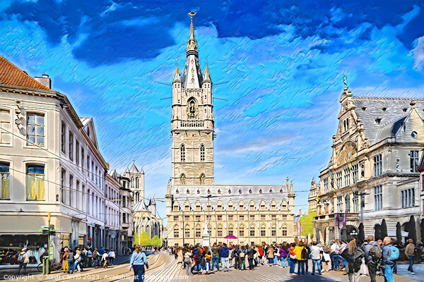 Harmony of Ghent - CR2304-9045-WAT Picture Board by Jordi Carrio