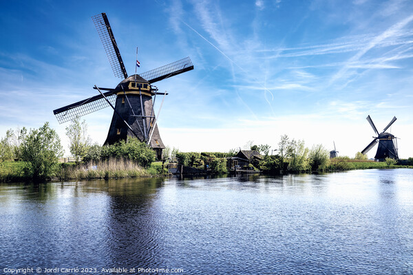 The charm of windmills - CR2305-9251-ORT Picture Board by Jordi Carrio