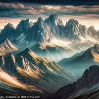 Buy canvas prints of Alpine Splendor - GIA2401-0142 - REA by Jordi Carrio