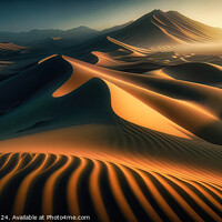 Buy canvas prints of Desert Serenity - GIA2401-0154-REA. by Jordi Carrio