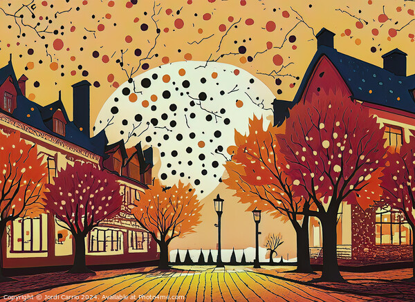 Autumn Spectrum in Contrast - GIA2401-0114-ILU Picture Board by Jordi Carrio