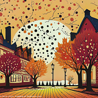 Buy canvas prints of Autumn Spectrum in Contrast - GIA2401-0114-ILU by Jordi Carrio