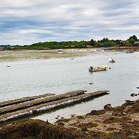 Buy canvas prints of Oyster farming areas by Jordi Carrio