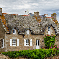 Buy canvas prints of Typical Breton house by Jordi Carrio