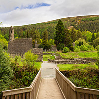 Buy canvas prints of View to Glendalough National Park, Ireland by Jordi Carrio