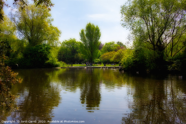 Lake of St Stephen's Green, Dublin Picture Board by Jordi Carrio