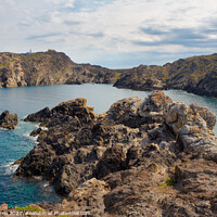 Buy canvas prints of Geological park: Paratge de Tudela, Costa Brava, C by Jordi Carrio