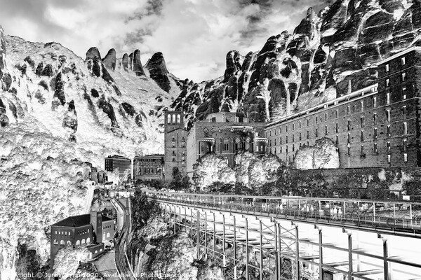 Montserrat Monastery and its natural park - Catalo Picture Board by Jordi Carrio
