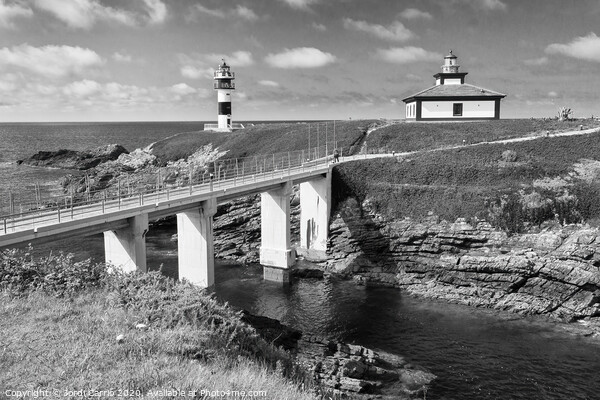 Lighthouse on Pancha Island - Galicia Picture Board by Jordi Carrio