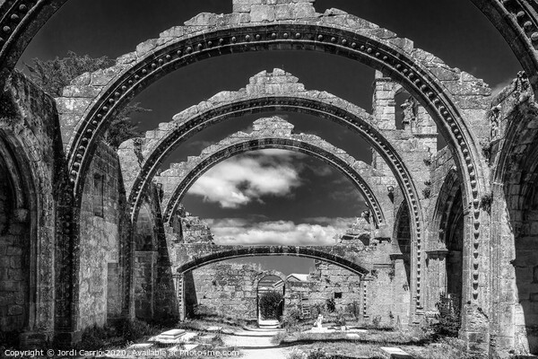 Ruins of Sta. Maria de Dozo - Galicia Picture Board by Jordi Carrio