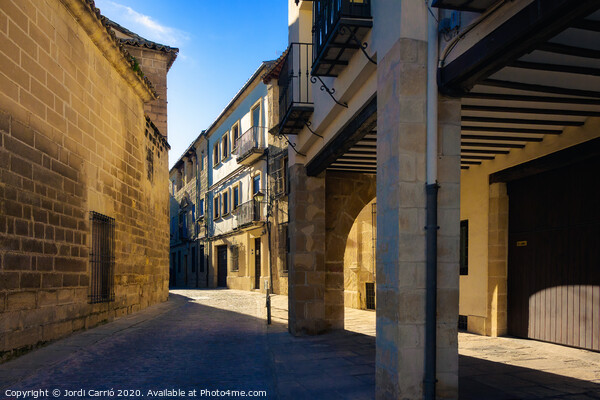 Street of the historical nucleus of Ubeda Picture Board by Jordi Carrio