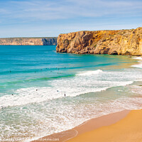 Buy canvas prints of Cliffs of the coast of Sagres, Algarve - 3 by Jordi Carrio