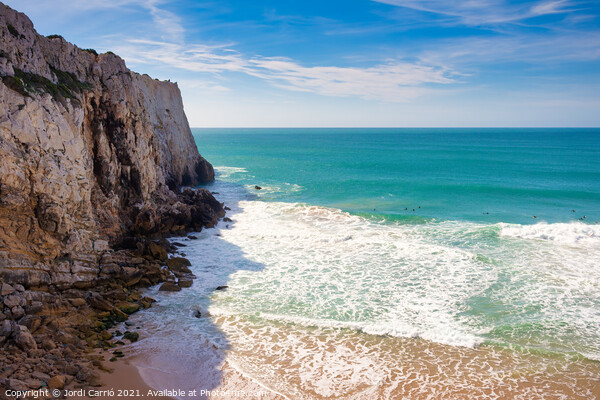 Cliffs of the coast of Sagres, Algarve - 4 Picture Board by Jordi Carrio