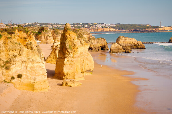 The beautiful beach of Tres Castelos, Algarve - 1 Picture Board by Jordi Carrio