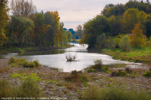 Autumn landscapes in the river Ter. Osona, Catalonia Picture Board by Jordi Carrio