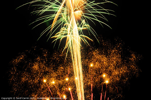 Fireworks details - 1 Picture Board by Jordi Carrio