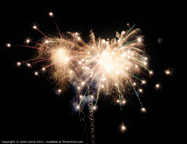 Fireworks details - 5 Picture Board by Jordi Carrio