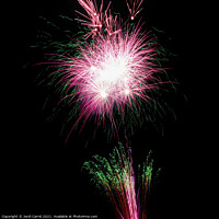 Buy canvas prints of Fireworks details - 6 by Jordi Carrio