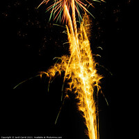 Buy canvas prints of Fireworks details - 7 by Jordi Carrio