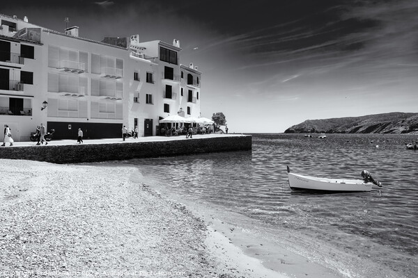 Haven of Peace in Es Pianc - C1905-5595-BW Picture Board by Jordi Carrio