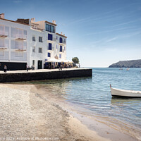 Buy canvas prints of It's Pianc beach in the center of town by Jordi Carrio