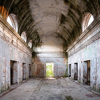 Buy canvas prints of Abandoned Empty Space by Roman Robroek