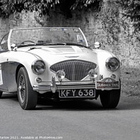 Buy canvas prints of The Timeless Beauty of the Austin Healey by Simon Marlow