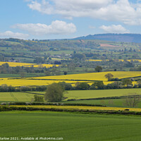 Buy canvas prints of South Shropshire Summer Landscape by Simon Marlow