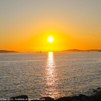 Buy canvas prints of Exotic Sunset in Isles of Scilly by Simon Marlow