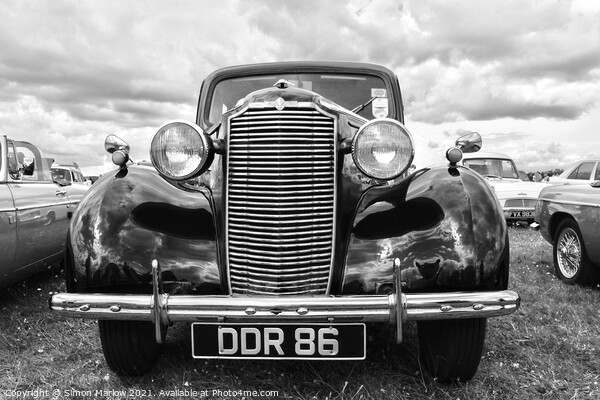Vintage classic Vauxhall car Picture Board by Simon Marlow