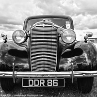Buy canvas prints of Vintage classic Vauxhall car by Simon Marlow