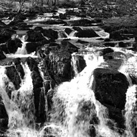 Buy canvas prints of The Majestic Swallow Falls by Simon Marlow