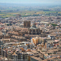 Buy canvas prints of Majestic Granada A Spanish View by Simon Marlow
