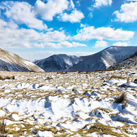 Buy canvas prints of Winter in Snowdonia taken from Bwlch by Simon Marlow