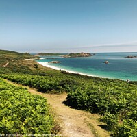 Buy canvas prints of Coastal Paradise Isles of Scilly by Simon Marlow