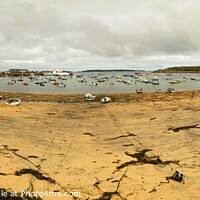 Buy canvas prints of Serene Evening View of Isles of Scilly Harbour by Simon Marlow