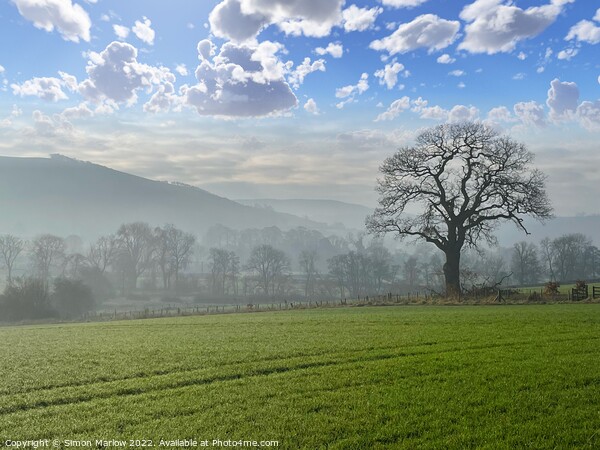 Shropshire landscape Picture Board by Simon Marlow