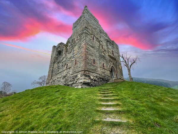 Hopton Castle Picture Board by Simon Marlow