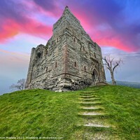 Buy canvas prints of Hopton Castle by Simon Marlow